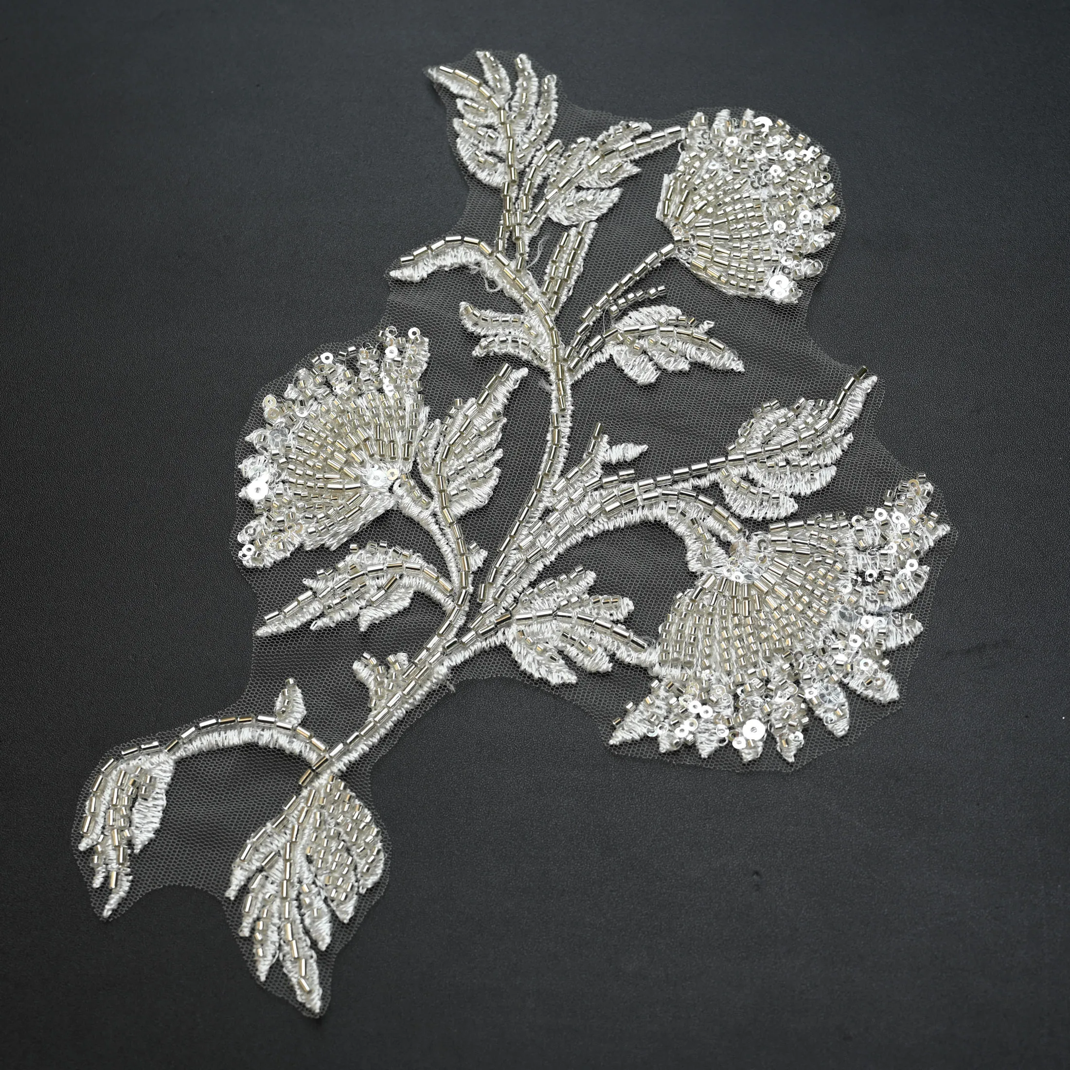 Applique Patch Flower - 1 pz Applicazione in pizzo ricamato