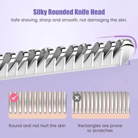 2026 New 2in1 Electric Razor for Women Painless Hair Removal Rechargeable Body Trimmer Underarm Mustache Epilator Shaver 4