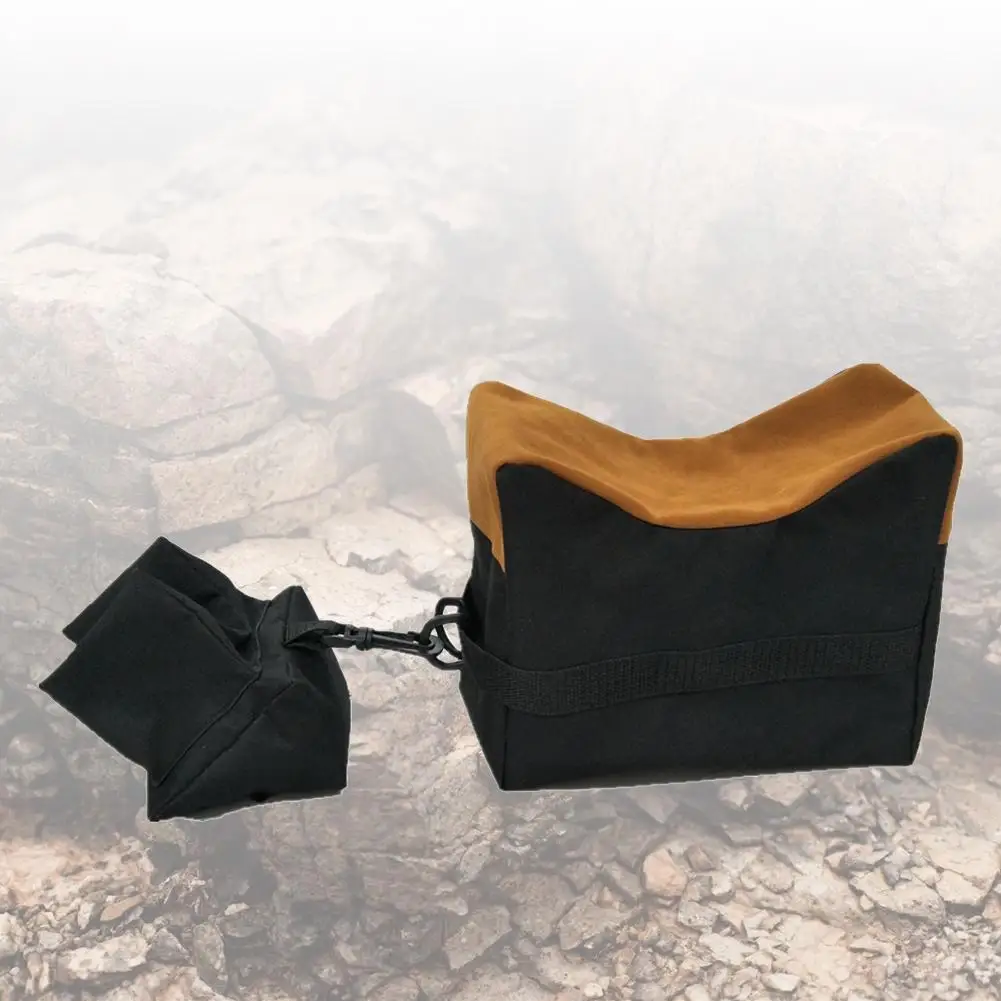 Front+ Rear Bag Support Rifle Sandbags without Sand Sniper Target Stand