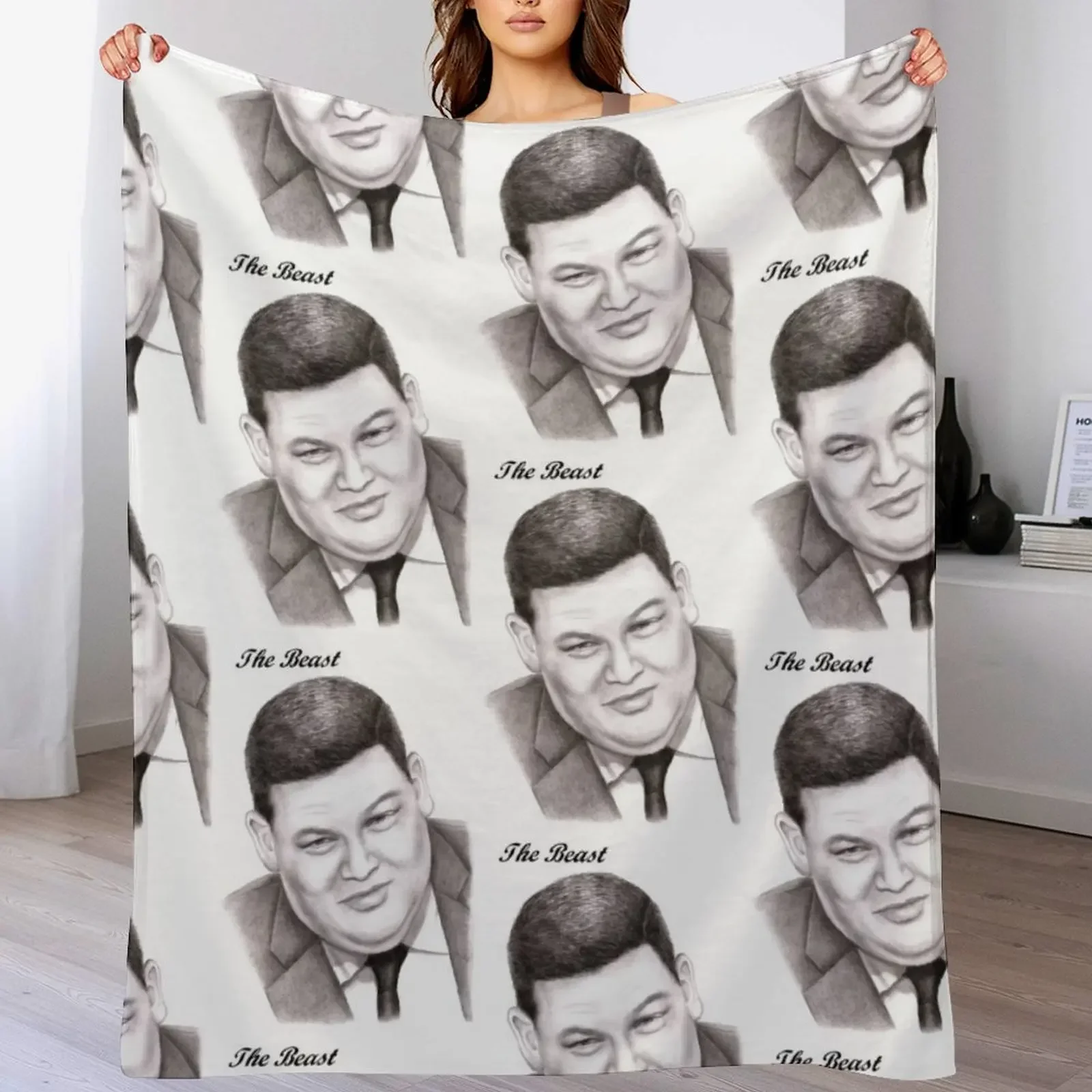 The Beast Throw Blanket Decorative Soft Throw Blanket for Couch Sofa