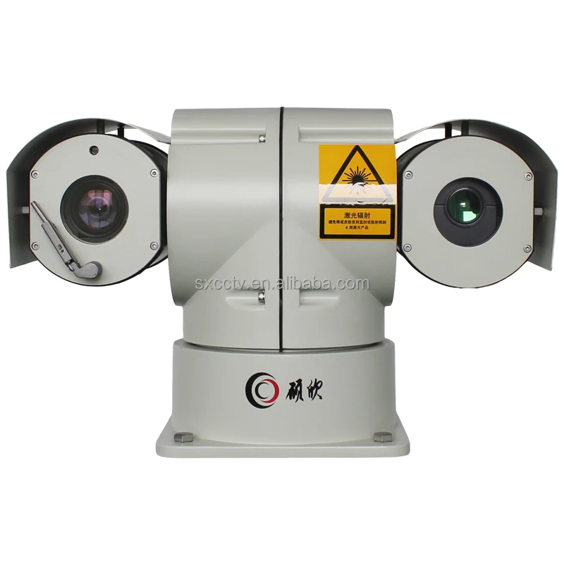 كاميرا PTZ للأمن بالليزر بالأشعة تحت الحمراء بطول 500 متر #3