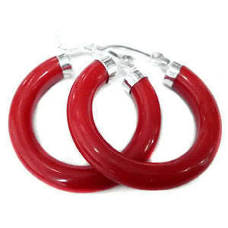 

New Arrived Design Unusual Red Sea Coral Earrings