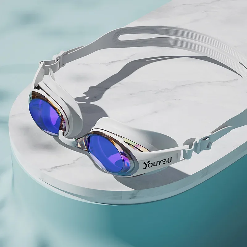 Swimming Goggles Adult Professional Pool Goggles Waterproof Swim Glasses Anti Fog UV Protection Swim Goggles for Men Women Youth