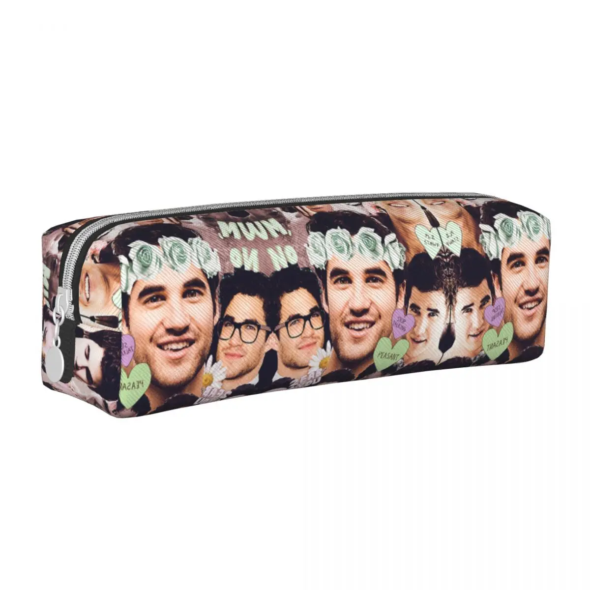 Male Singer D-Darren Handsome Pencil Case Funny Gift Boy Girl Cute Pencil Box Graphic School Pencil Cases Stationery Gift