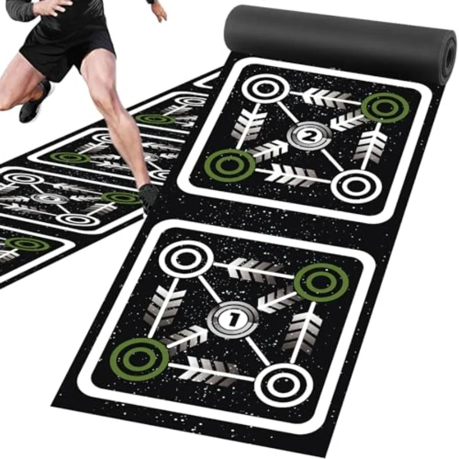 

Agility Ladder Mat 11.9 ft X 1.3 ft Agility Ladder Pad Agility Training Equipment Agility Workout Ladder Mat for Soccer Footbal