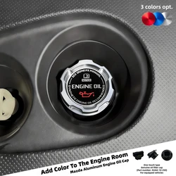 Aluminum ENGINE Oil Cap for MAZDASPEED MAZDA 2,3,5,6 MAZDA6 WAGON MIATA MX-5 CX-3 CX-5 ATENZA CX-30 Axela Car Accessories JDM