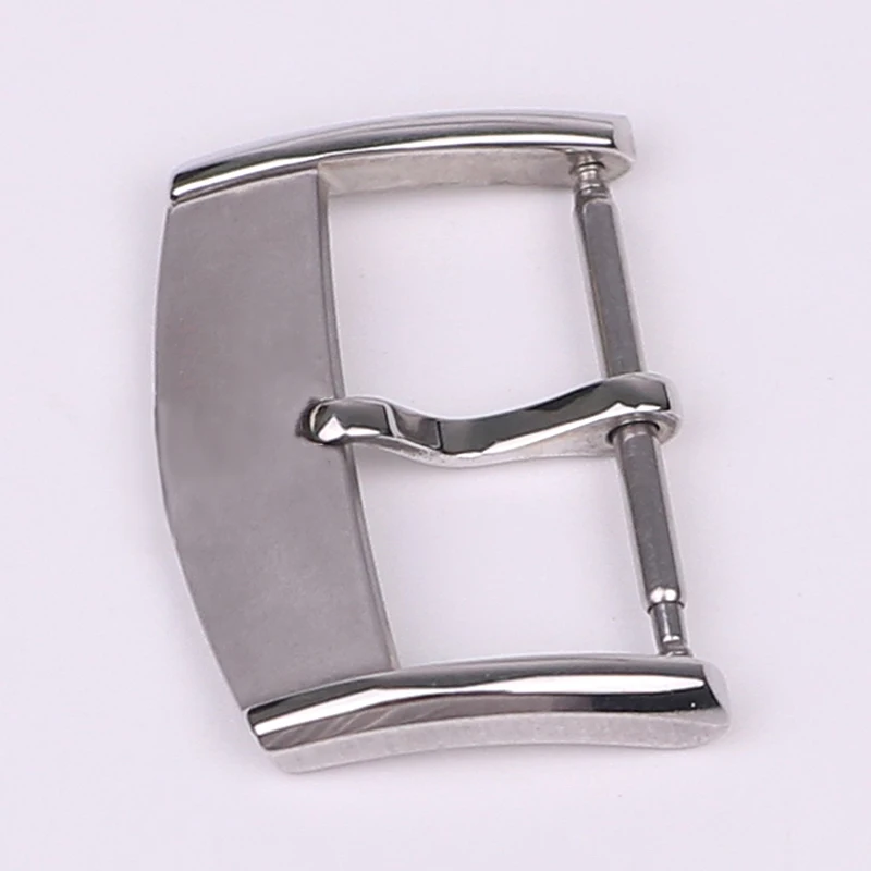 XIANERSHANG Custom J-aeger-LeC-oultre Convex Logo Watchbands 18MM Belt Buckle 316L Stainless Steel Pin Buckle Watch Accessories