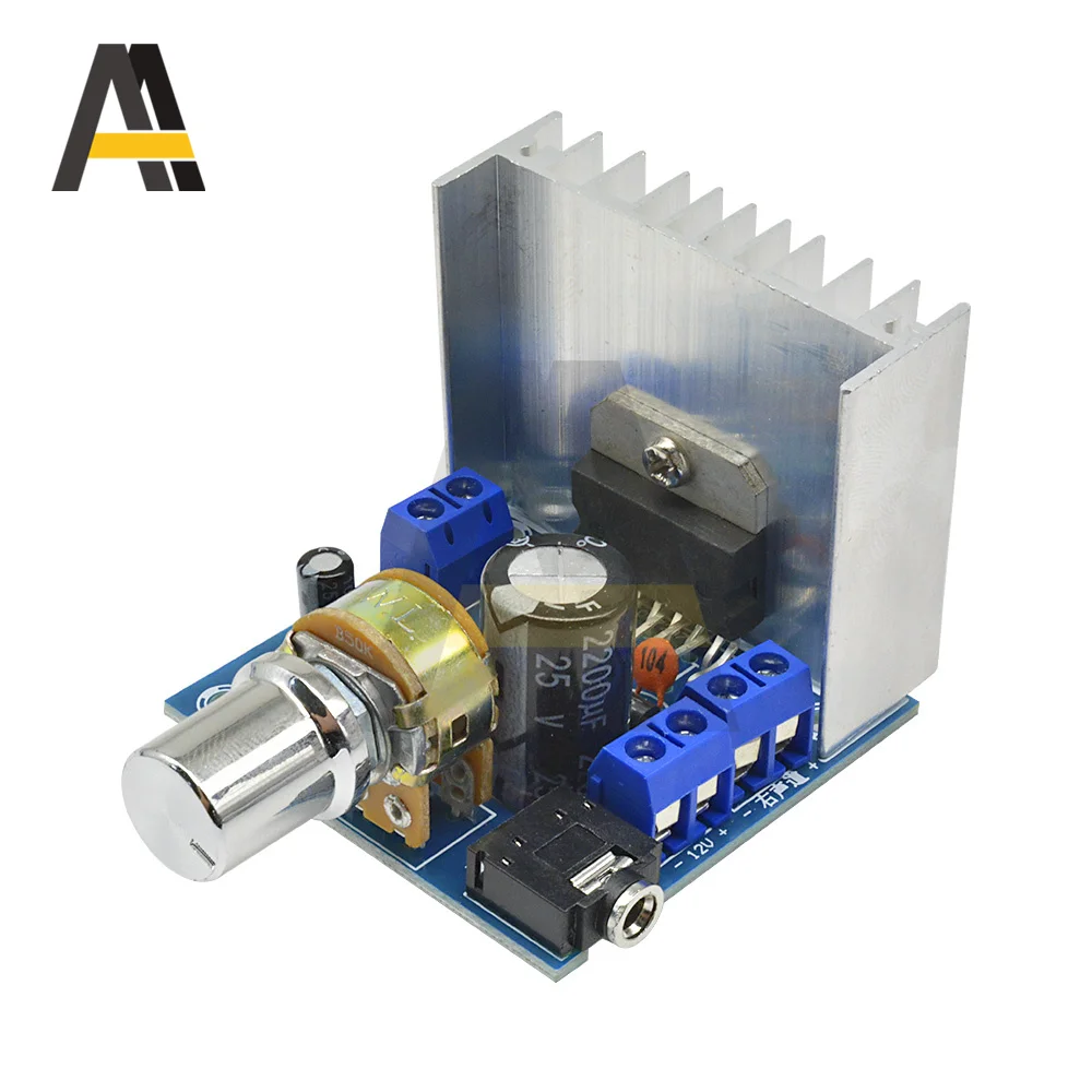 TDA7297 Amplifier Board Digital Amplifier Board Dual-channel Amplifier Board Finished no noise 12V 2A dual 15W