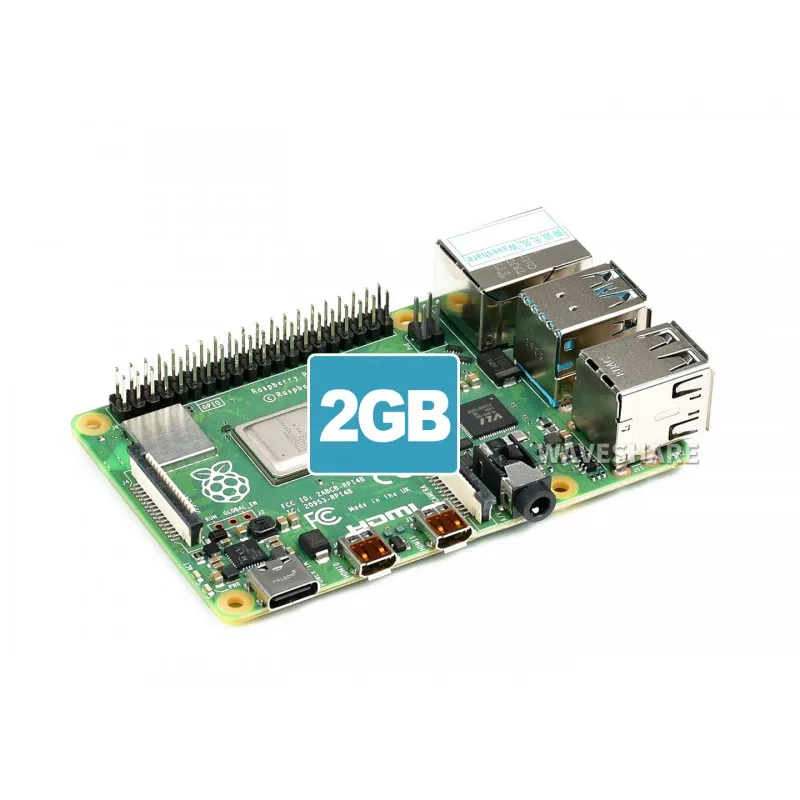 Raspberry Pi4 Model B 2GB RAM, Completely Upgraded