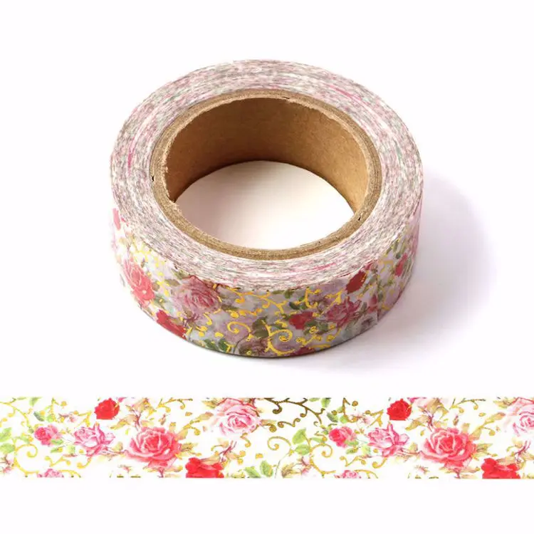 G72 - G156 Foil Washi Tape Scrapbooking Masking Adhesive Tapes Paper Japanese Kawaii Stationery Stickers School Supplies