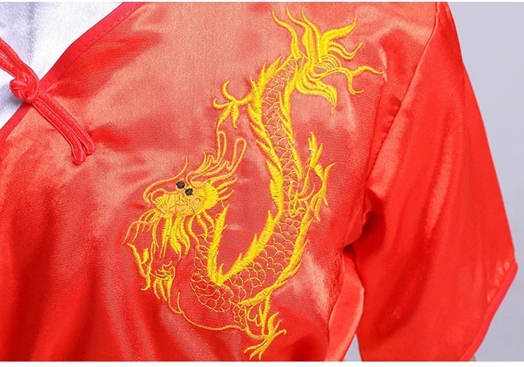 Dziecięca chińska tradycyjna odzież Wushu dla dzieci sztuki walki jednolity strój Kung Fu dziewczyny chłopcy kostium sceniczny zestaw