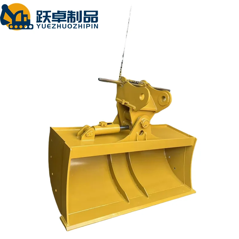 Hydraulic Rotary Tilting Bucket Excavator Accessories with Swinging and Tilting Features