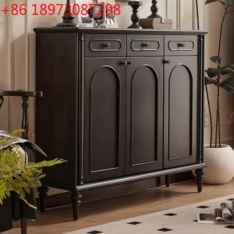 

Французский подержанный шкаф для обуви, шкаф для хранения входной перегородки в американском стиле