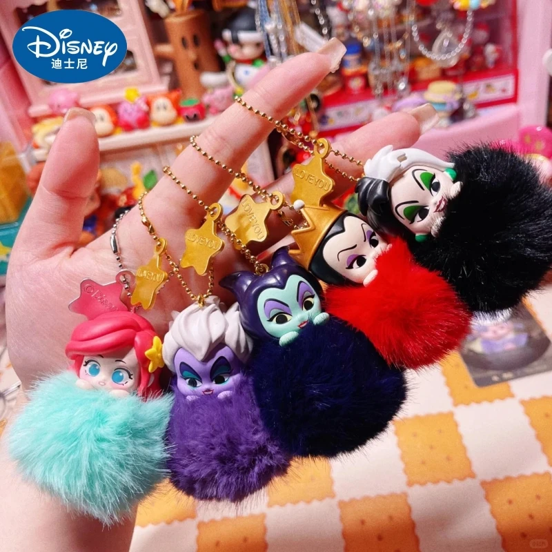 

Горячая подлинная принцесса Диснея и злодей, мечтательный бархатный шар, слепая коробка, подвеска, модная игрушка, подарок, игровой орнамент, милый индивидуальный рождественский орнамент