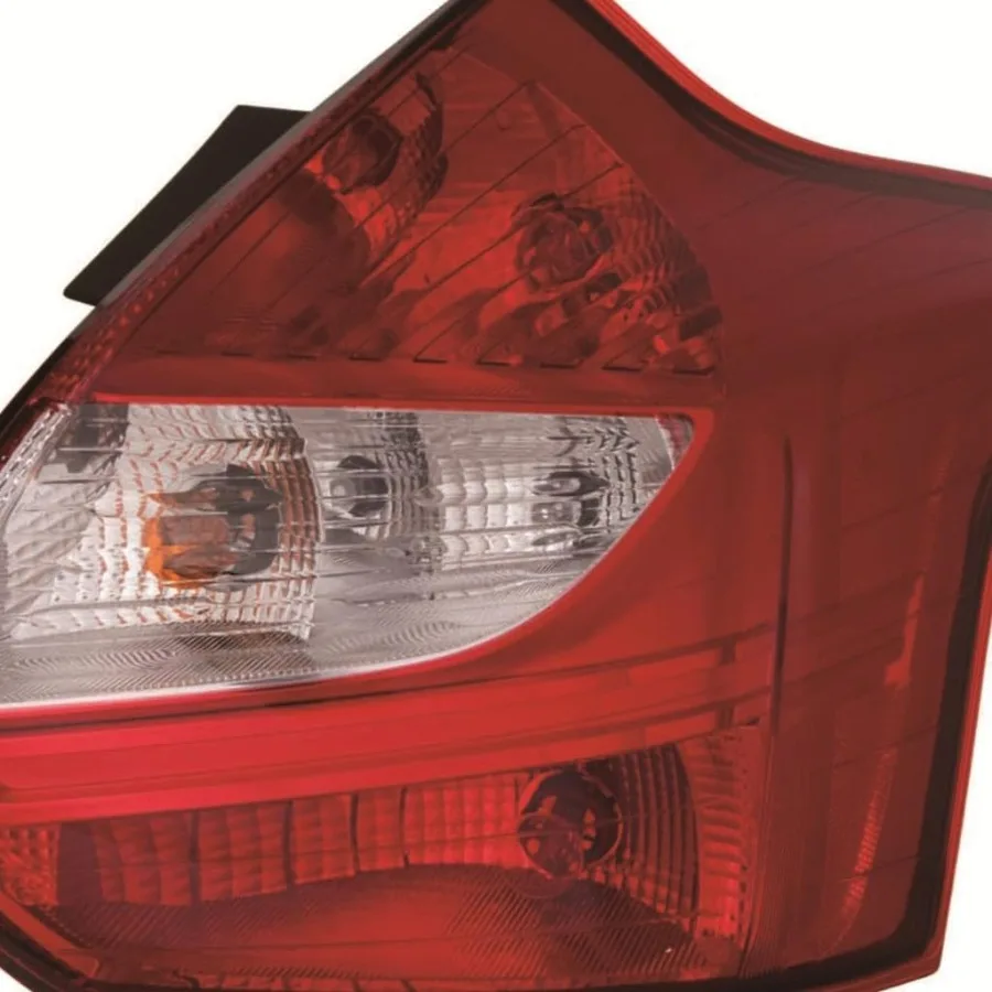 لفورد فوكس 2012 2013 2014 الذيل ضوء الجمعية الركاب الجانب الأحمر عدسة هاتشباك مع لمبات استبدال ل FO2819152 DM5Z13