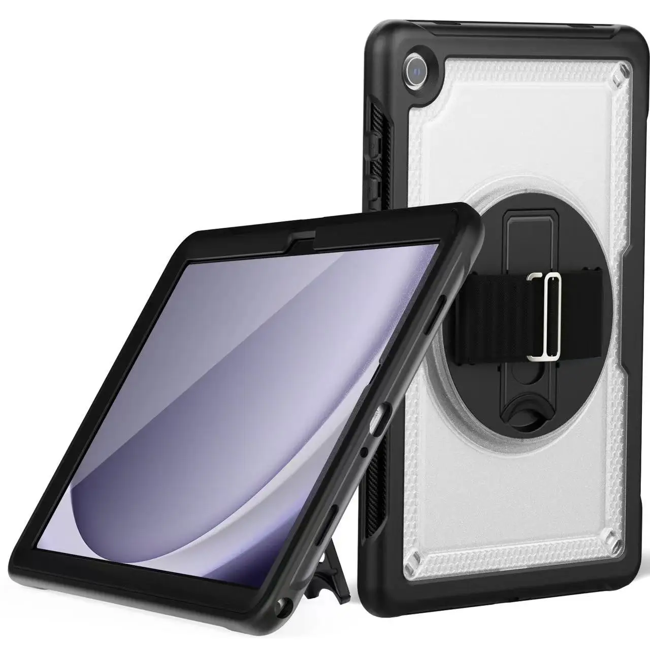 Armor Case for A9 8.7 inch For Samsung Galaxy Tab A9+Plus 11inch 2023 Protective Rugged Shockproof Cover 360° Swivel Stand