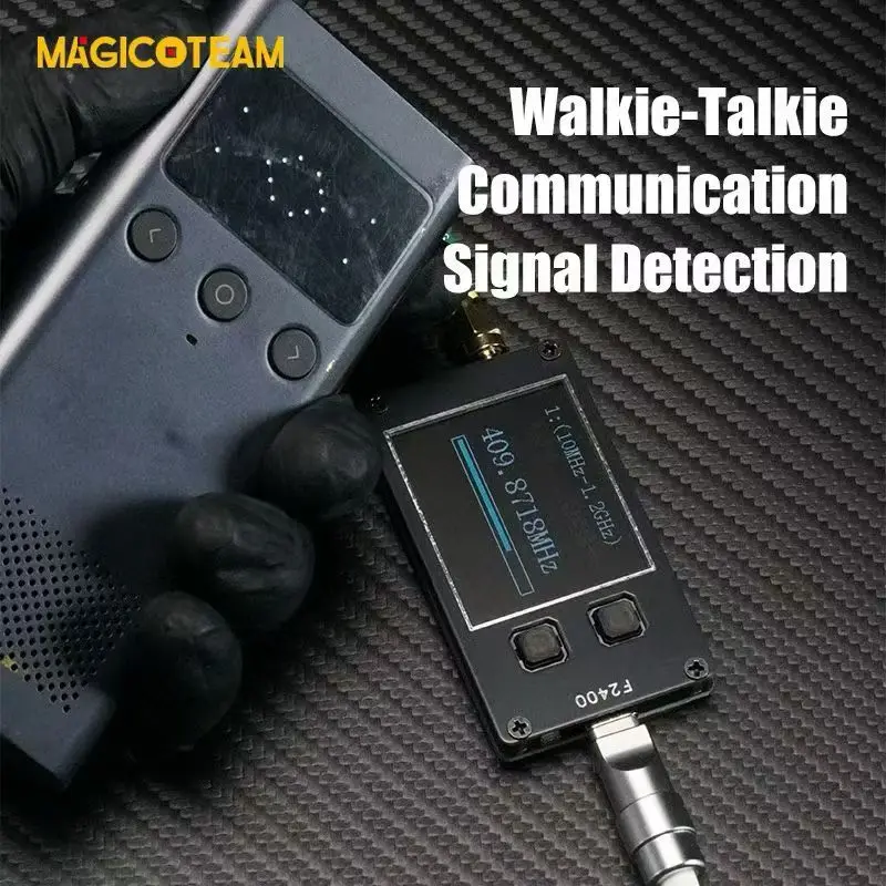 

MAGICO Signal Detector 10MHz-2400MHz Wireless Frequency Tester for Mobile Phone Car Remote Bluetooth WiFi Signal Analysis Tool