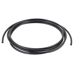 6mm x 4mm Pneumatic Air Compressor PU Hose Pipe 3 Meters Black