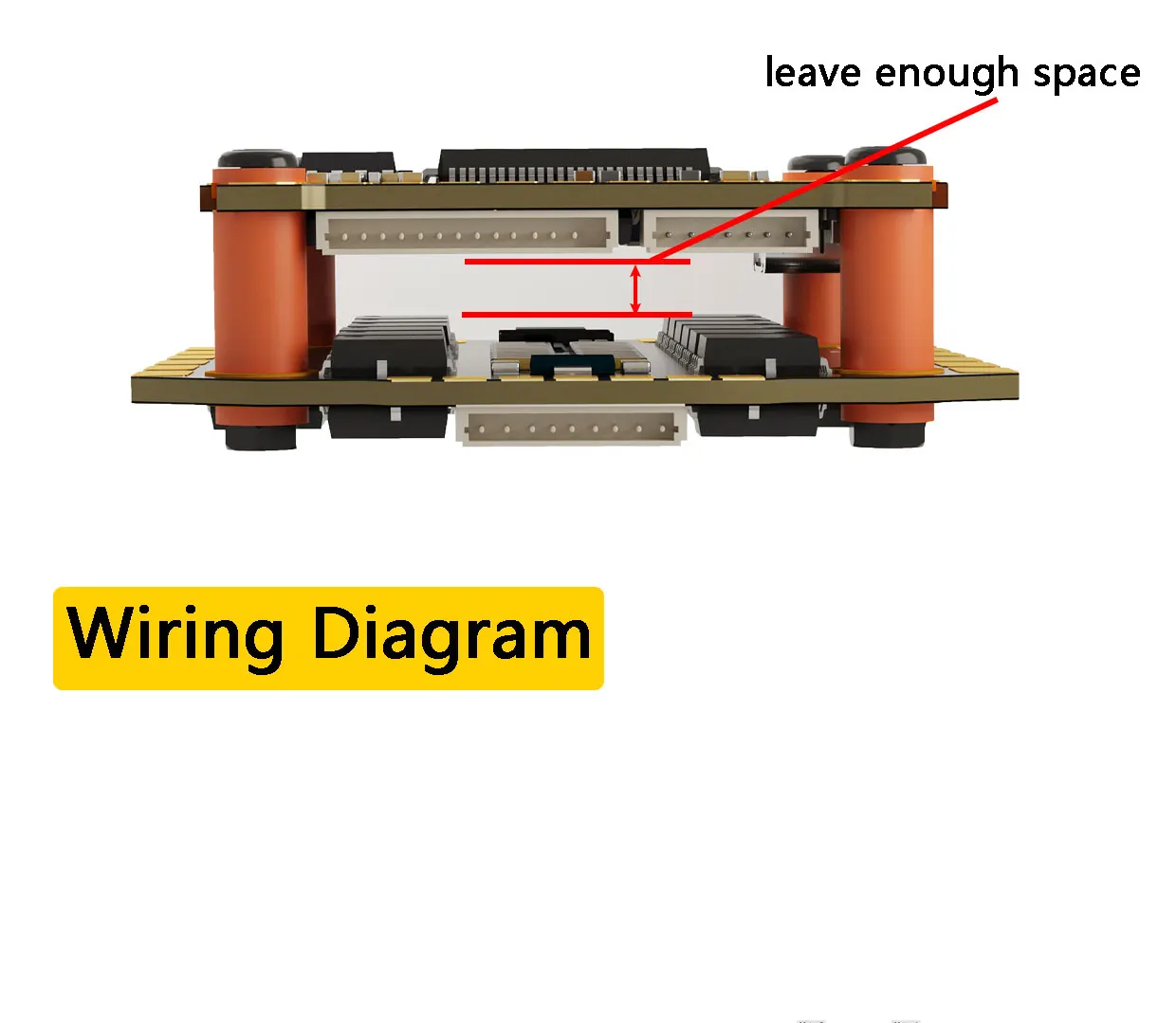 DAKEFPV F405 55A Stack 30,5X30,5mm ICM42688P BLS55A 4in1 ESC 3-6S FC&ESC INav Betaflight Konfigurierbar – Detail 14