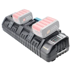 Total 12A Charger For BOSCH Battery 14.4V 18V Li-ion Rapid Optimum 4-Port 3A Charging Current Replacement Battery Charger