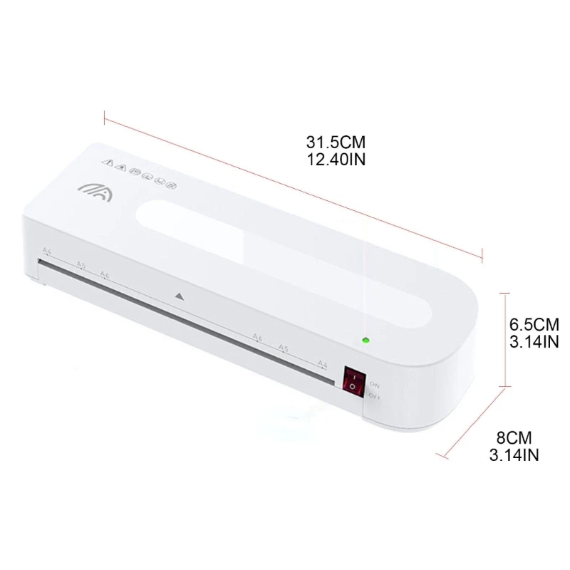 Compact- Laminator Laminating Machine Fast & Stable Warm-Up and Easy to Use Portable Laminator for Home School Office