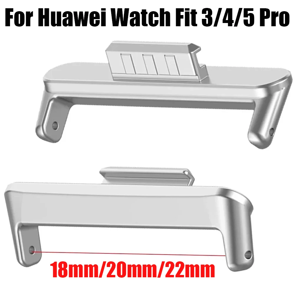 Image of 1 Paar Adapter für Huawei Watch Fit 5 Pro 4 3 Armbandverbinder Metall Edelstahl 18 20mm 22mm Bandbreite Zubehör