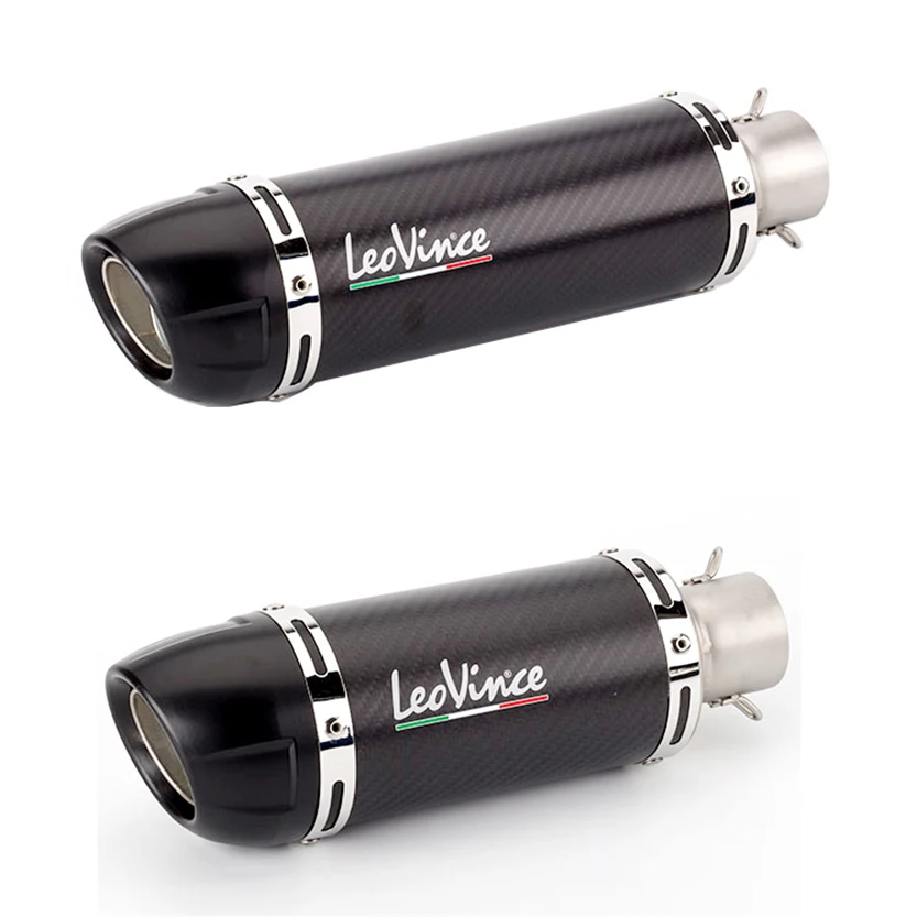 

E-Mark Leovince универсальная модель выхлопа мотоцикла из углеродного волокна, глушитель выхлопной трубы Escape для большинства мотоциклов