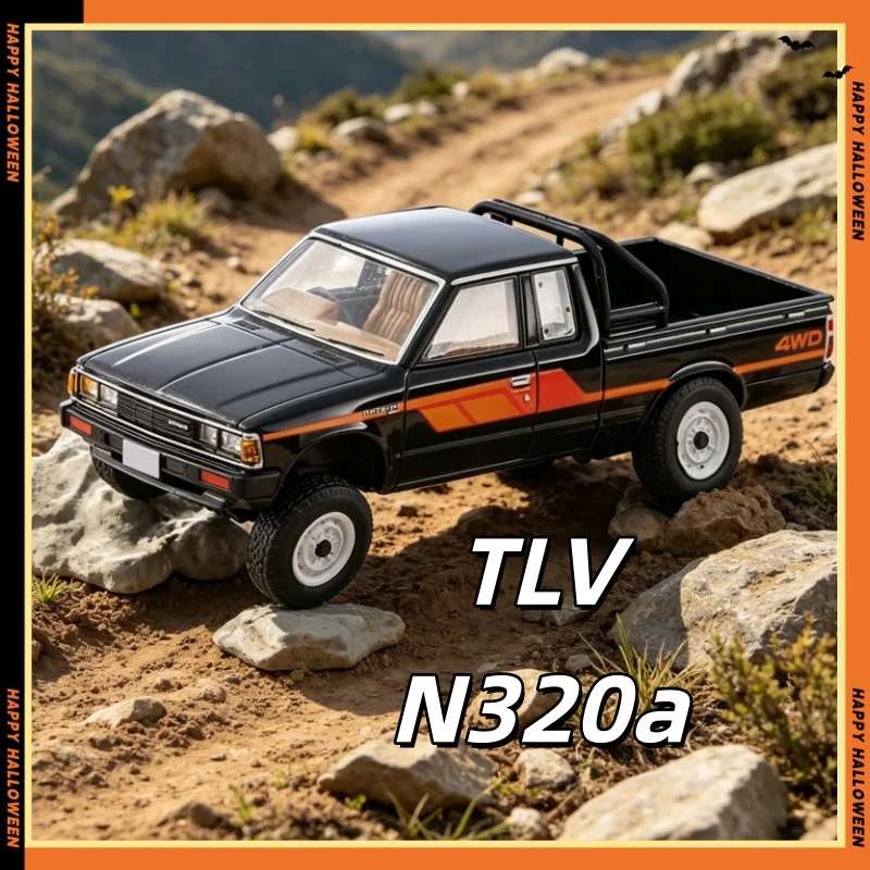 在庫あり-tlv-1-64-ダットサン-ピカカ-4wシリーズ-コレクション-合金製モデルカーセット、大人向けフィギュア、男の子向けおもちゃ、子供の誕生日プレゼント