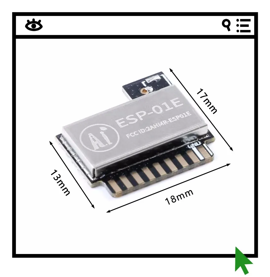 

2 шт. ESP-01E ESP8285, последовательный интерфейс для Wi-Fi/беспроводной прозрачной передачи данных, малый размер, промышленный класс, IoT
