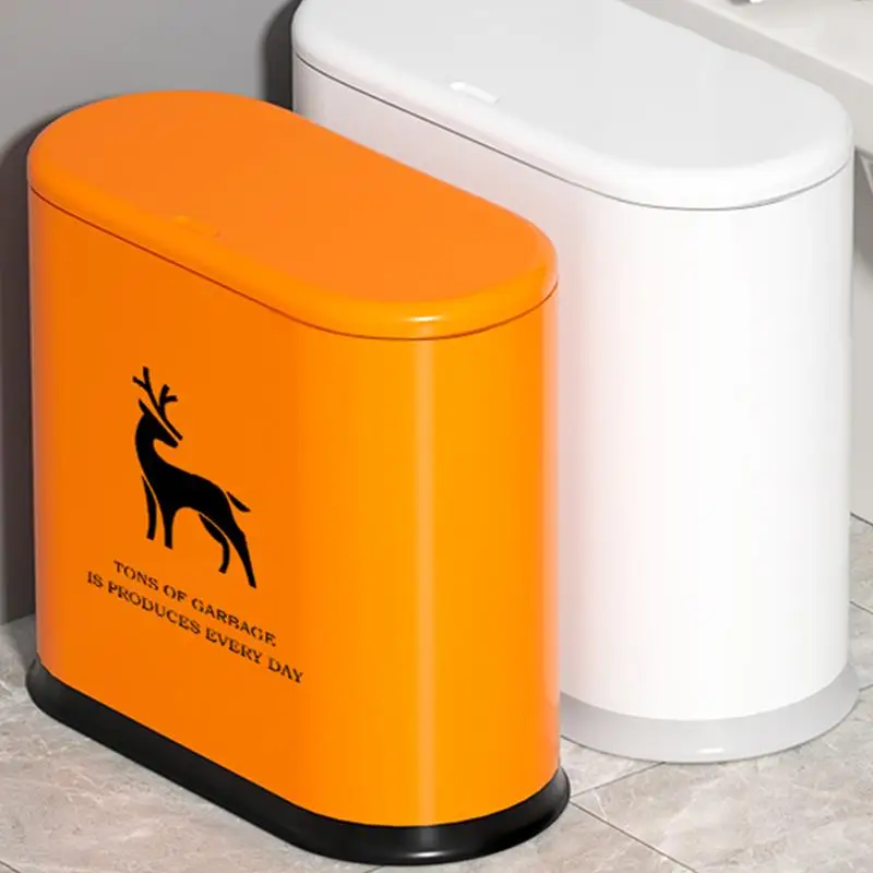 

Большая мусорная корзина с крышкой для кухни и ванной комнаты, для дома, для гостиной, для мусора и бумаги