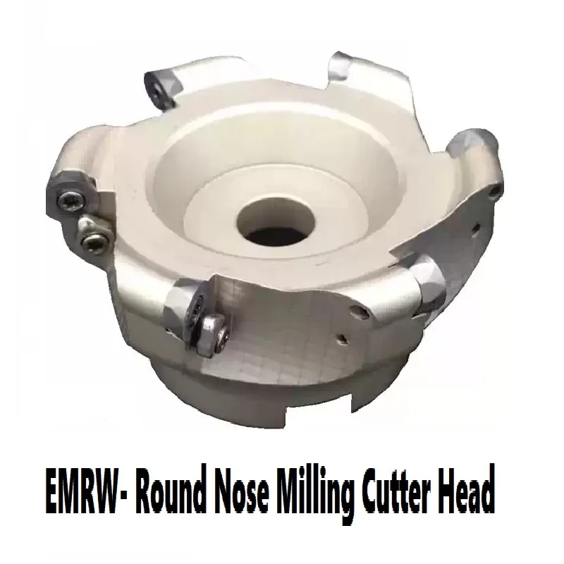 

EMRW 6R Round Nose Milling Cutter Head CNC 6R Open Rough Milling Cutter Head Bull Nose Flying Cutter Head