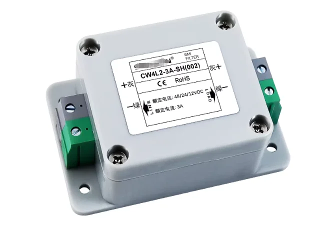 EMI filter dual stage DC CW4L2-3A-SH (002) power purification terminal, anti-interference