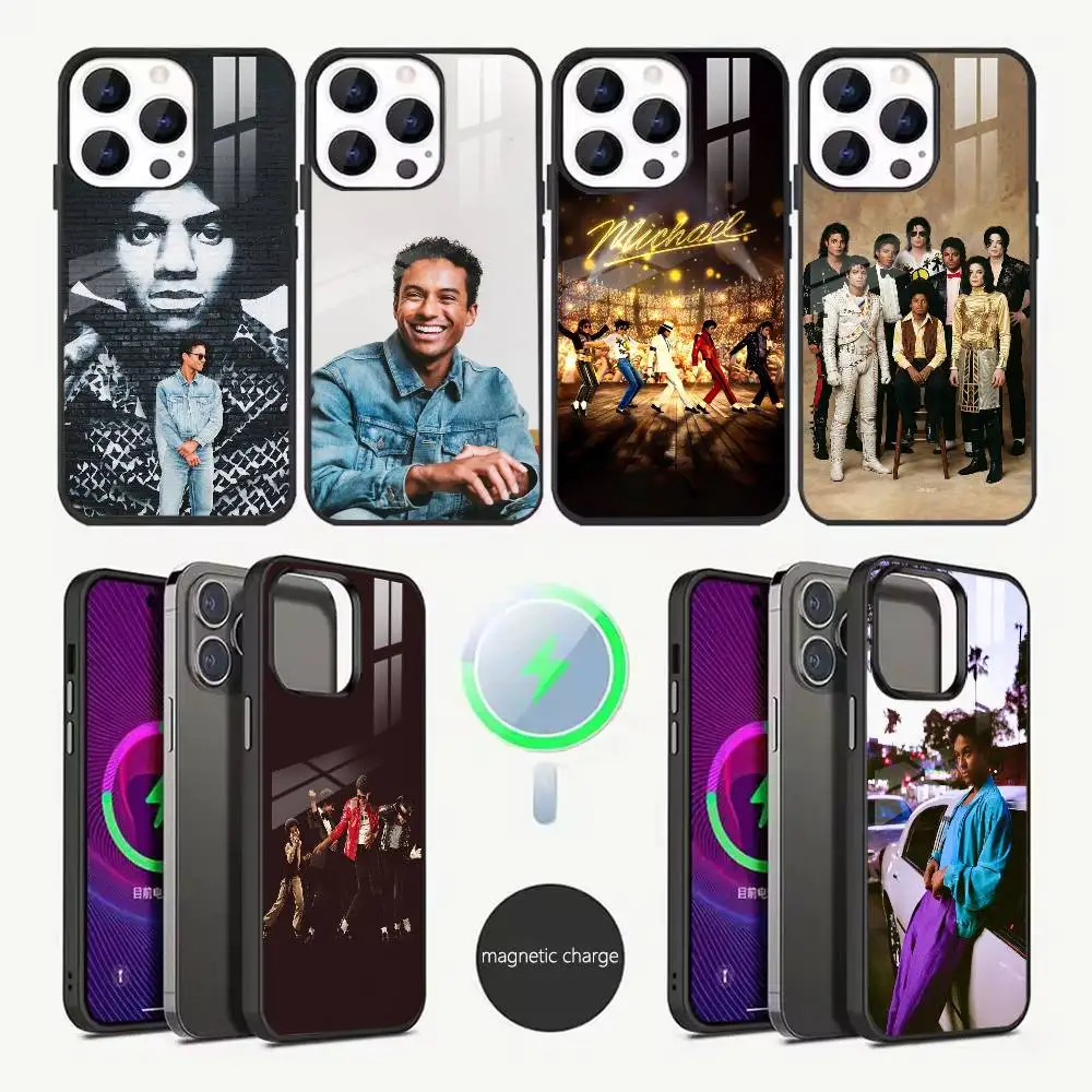 Чехол для телефона Biopic Michael-Jaafar для iPhone 17, 16, 15, 14, 13, 12, 11, Pro, Max, Plus, SE4, с магнитной зарядкой