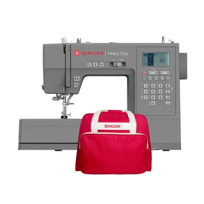Máquina de Coser Singer 6805C Heavy Duty Electrónica + Bolso de Regalo