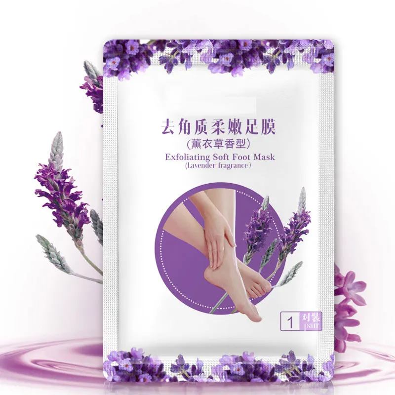 Foot Peel Mask,Exfoliator Peel Off Calluses Dead Skin Callus Remover,Foot Mask for Dry Cracked Feet,Foot Peel Mask with Lavende