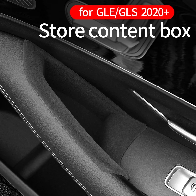 Caja de almacenamiento de puerta para Mercedes gle w167 gls x167 benz gle 450, suministros de consola central 20-22 gle350 cut amg 350d amg, accesorios