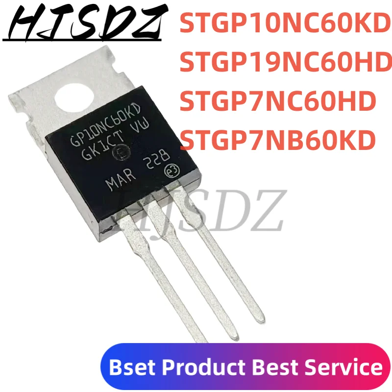 piezas stgp10nc60kd para220 10a 600v gp10nc60kd stgp10nc60 stgp7nc60hd gp7nc60hd stgp7nb60kd stgp19nc60hd g10 piezas hd 10 01