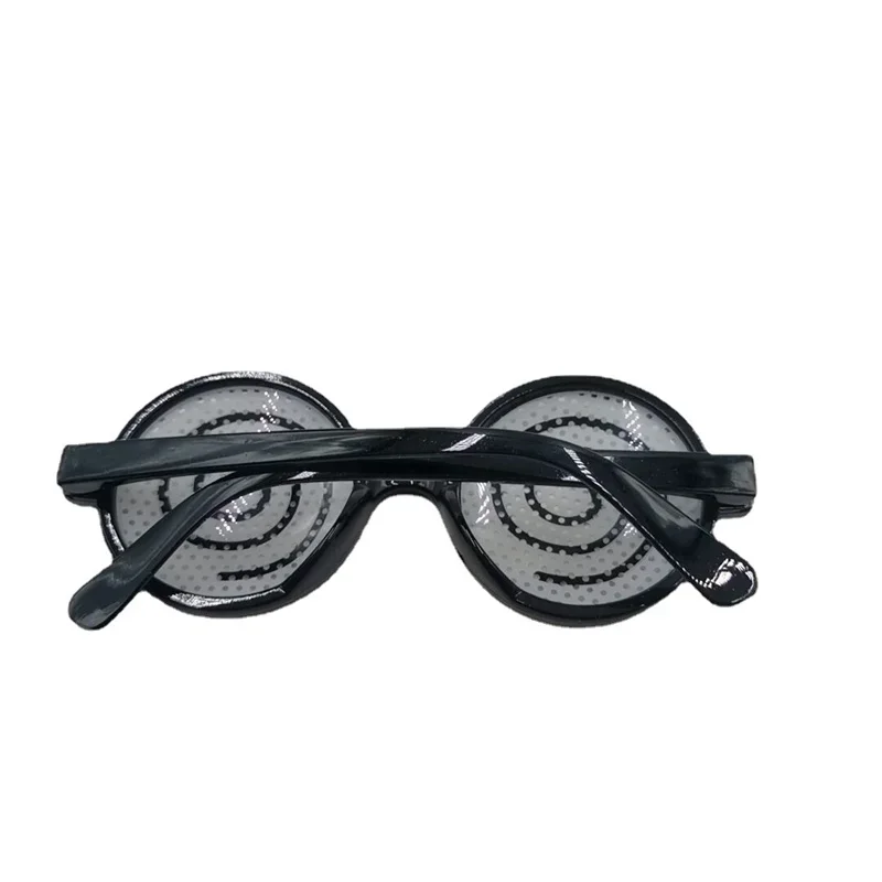 New Cosplay Glasses Vertigo Pattern Funny Decorative Glasses Anime Dizzy Eyeglasses Halloween Costume Accessory