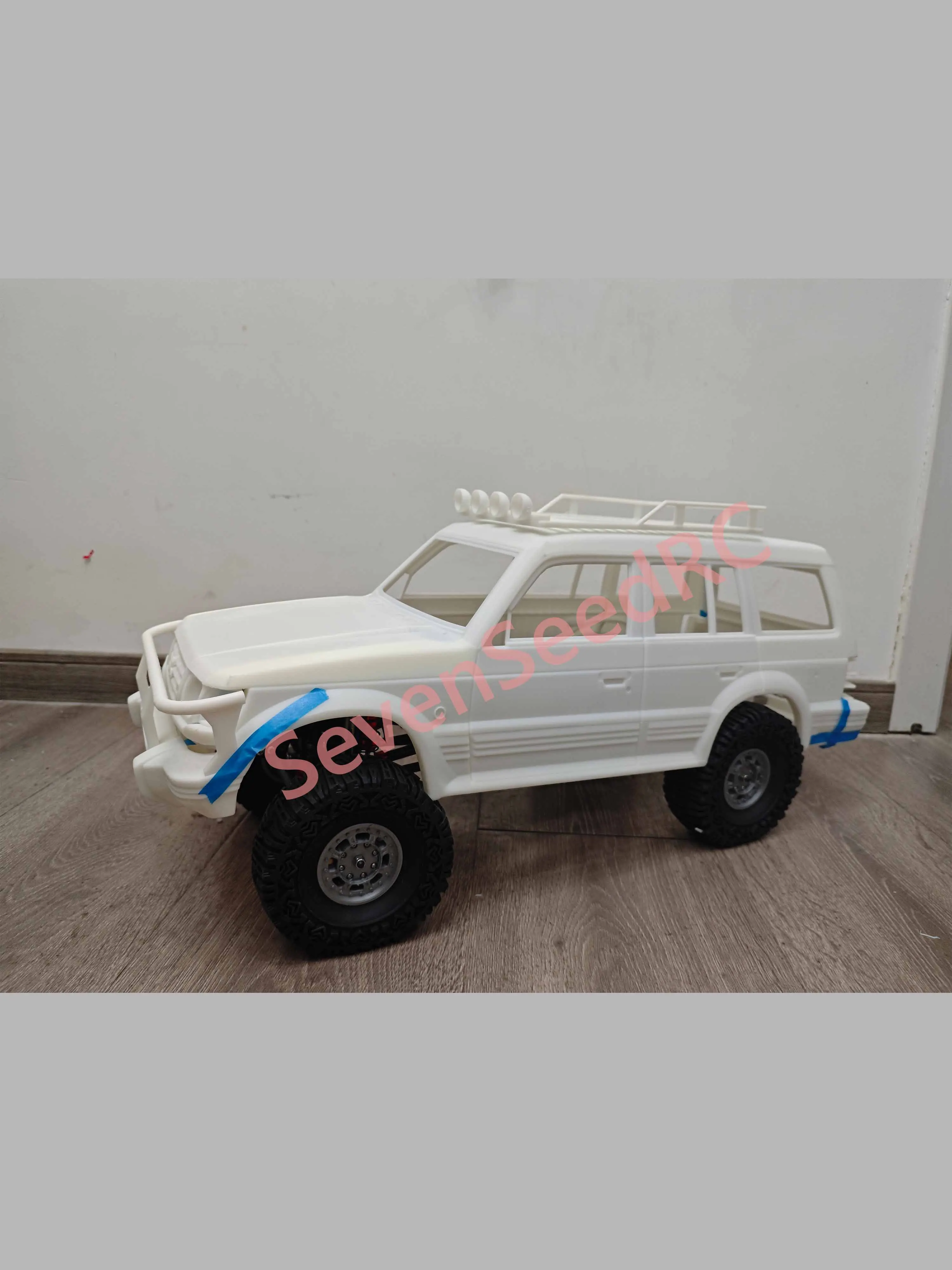 1/10 Five door 1991 Pajero MK2 hard body shell 340mm chassis Fits FJ Land cruiser LC70 LC79 TRX4 AXIAL SCX10 Redcat Gen9 RGT