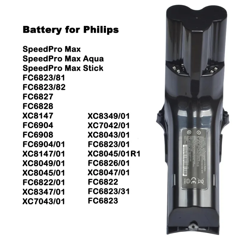 Battery for Philips XC7057/01 XC8049/01 XC8057/01 XC8055/01 XC8045/01 XC8043/01 XC8347/01 XC8349/01 XC7055/01 XC7041/01 XC7042