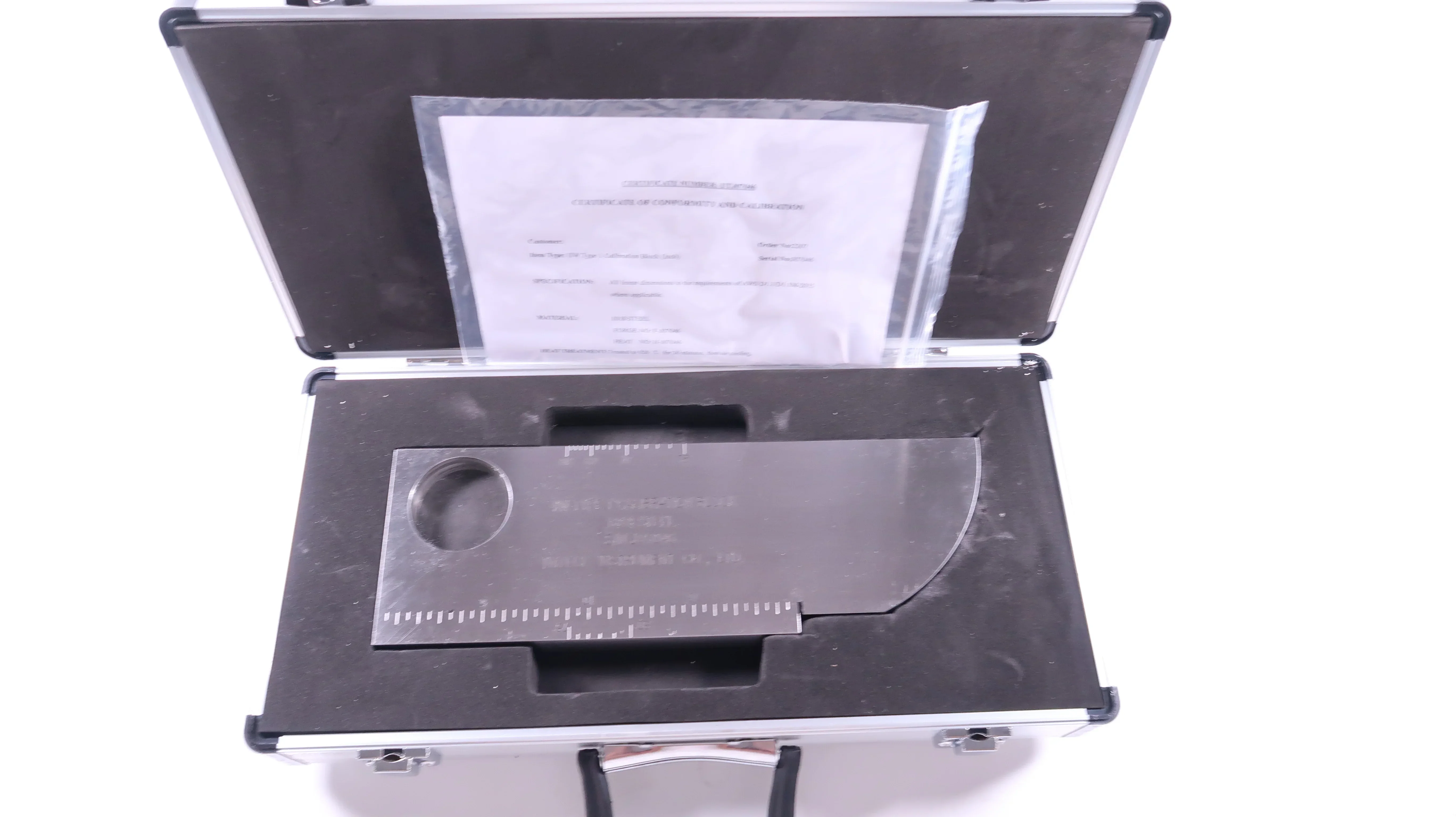 

New NDT IIW-Type 1 AWSD1.1/D1.1M-2015 Calibration Block 304 Stainless Steel test Block for Ultrasonic Flaw Detector INCH TYPE