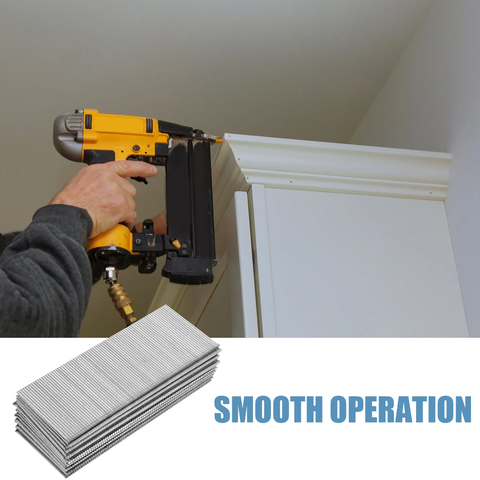 

1600Pcs Steel Nails Straight Pins Finish Nails Woodworking Accessories Furniture Pneumatic Nail Fasteners