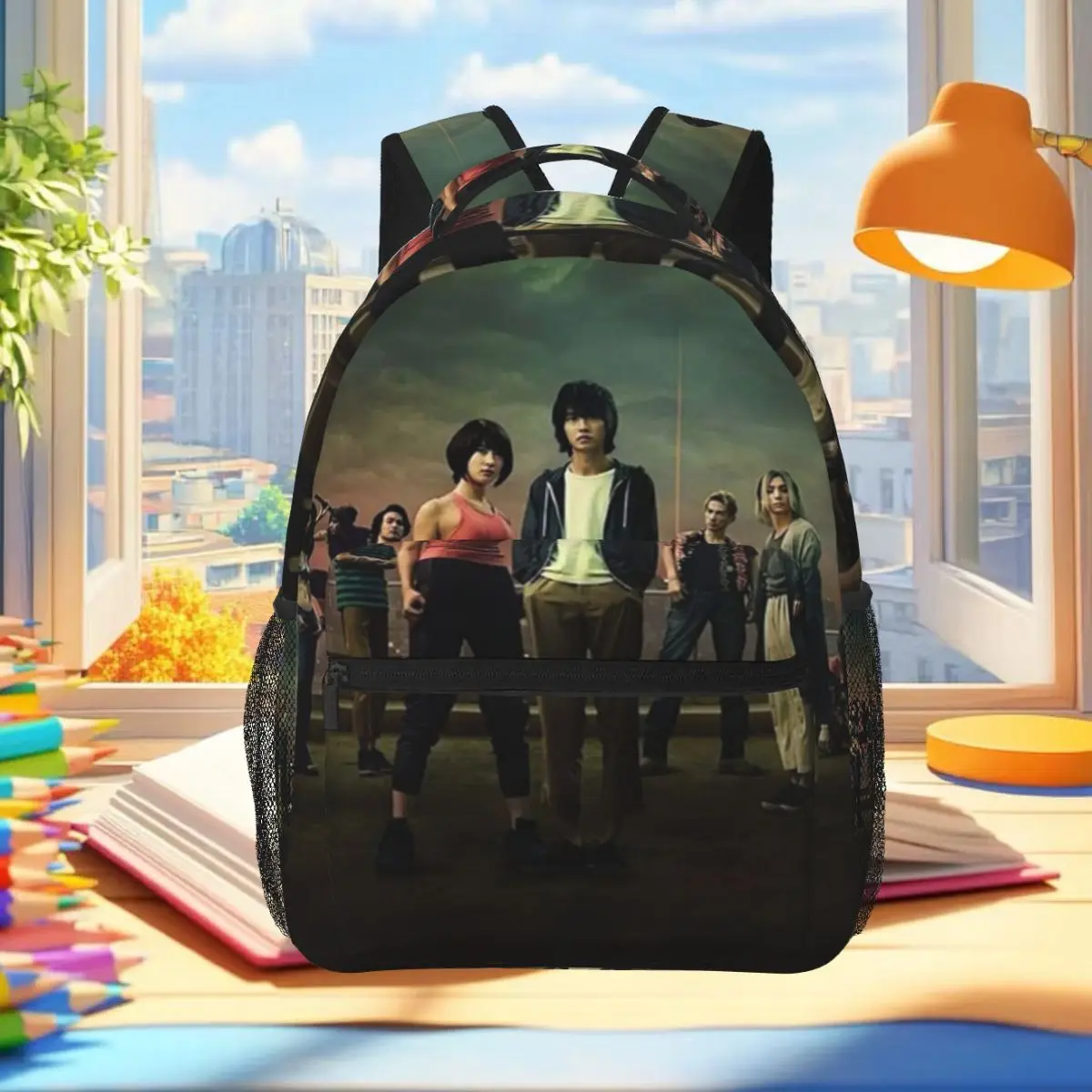 Alice In Borderland Poster Backpack Student Boys Girls BookBag Children School Bag Computer Shoulder Bags for Men Women