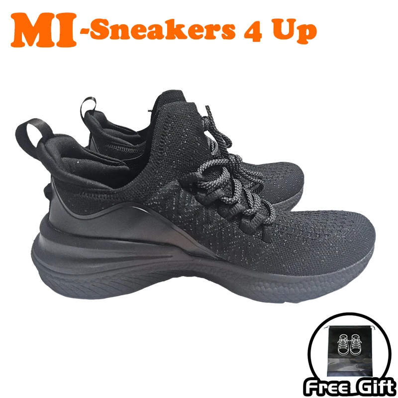 Mijia4 Sneakers 4 Upgrade Version MI4 Star Sneaker Men`s Fashionable Breathable Flying Woven Antibacterial Sports Running Shoes