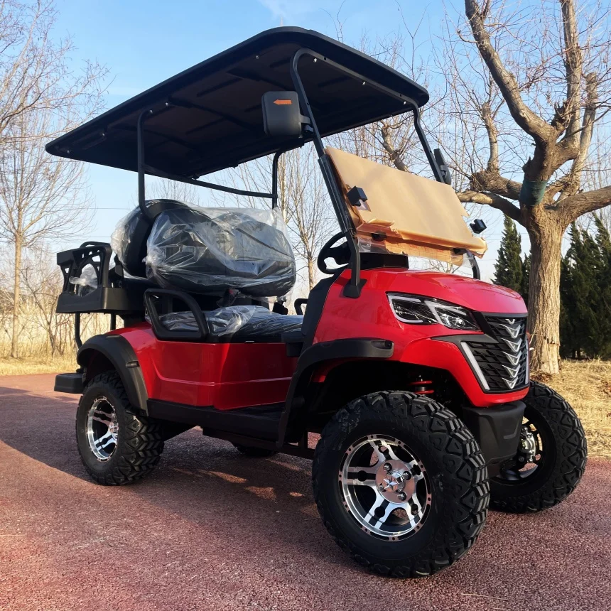 Brand New Top Sales 48V 60V 72V Lead-Acid Battery Powered Golf Buggy Club Car Electric Golf Cart All-Terrain Off-Road Vehicle