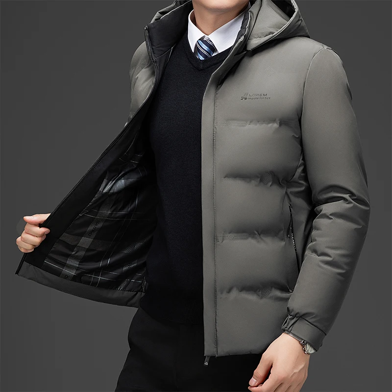 Multi-pocket Men\'s Winter Jacket Thicken Warm Slim Outdoor Parkas Coats Men Hooded Windbreaker Thick Warm Outerwear Down Coat