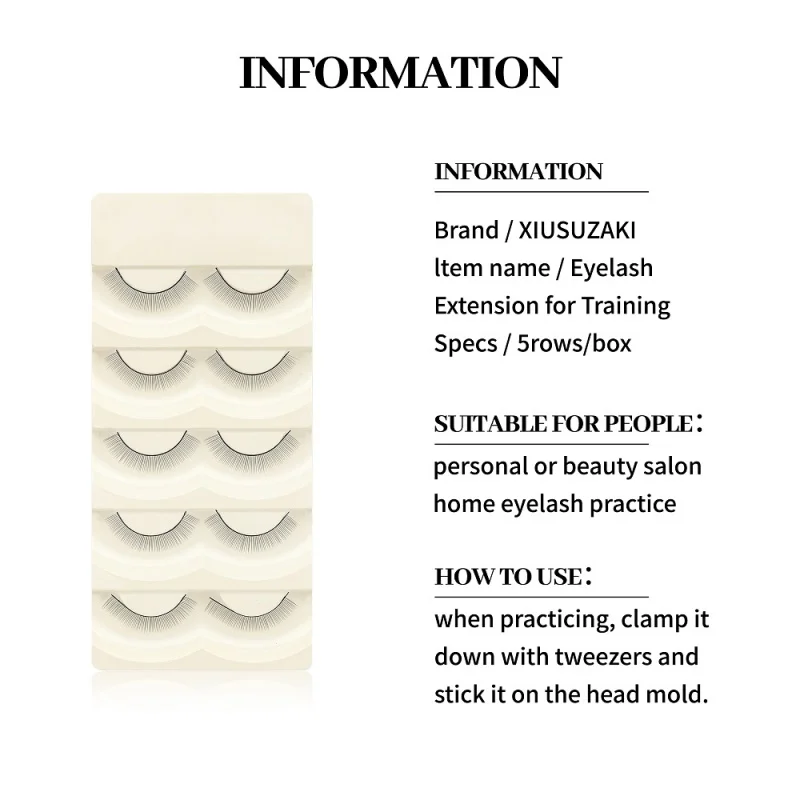 مجموعة أدوات تمديد الرموش الصناعية الممارسة للمبتدئين نموذج الرأس المزيف رموش التدريب المورد أدوات المكياج