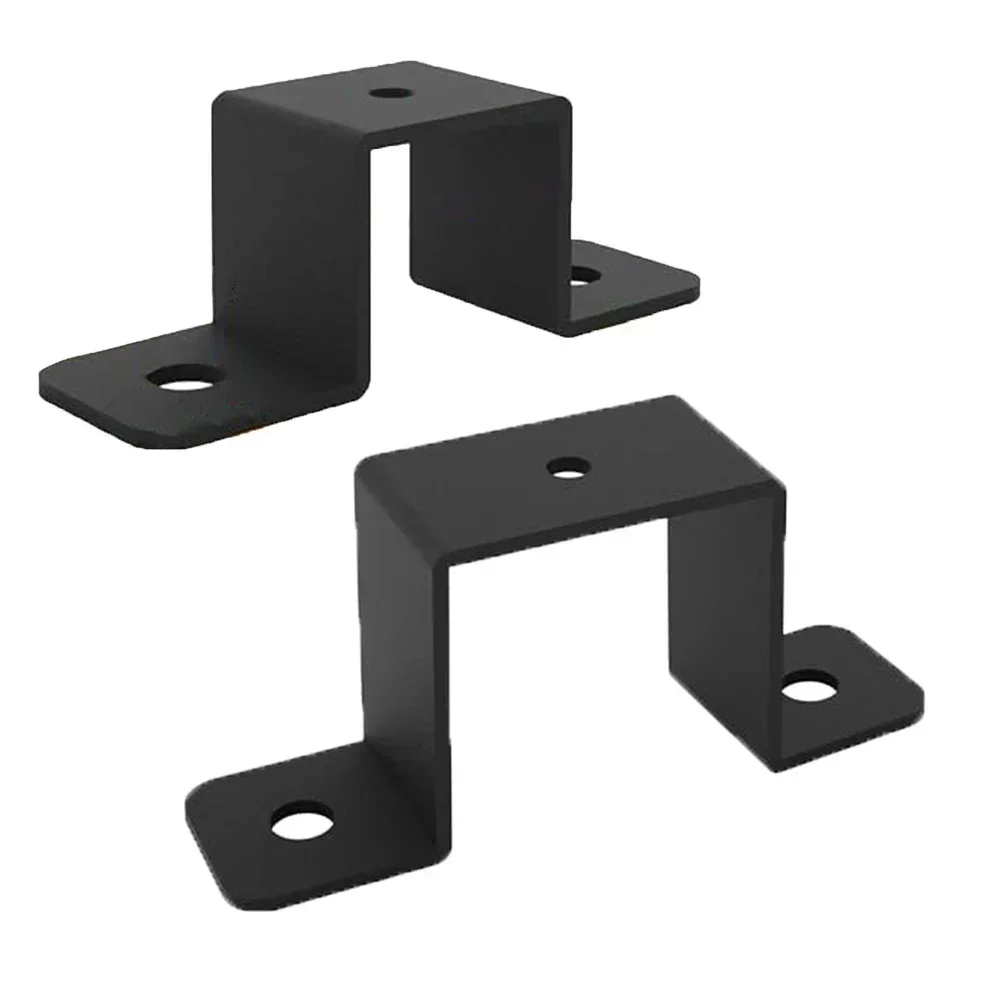 

U Shaped Connector Bracket 2PCS or 4PCS Square Pipe Clamp for Water For Pipes and Balcony Railings Installation