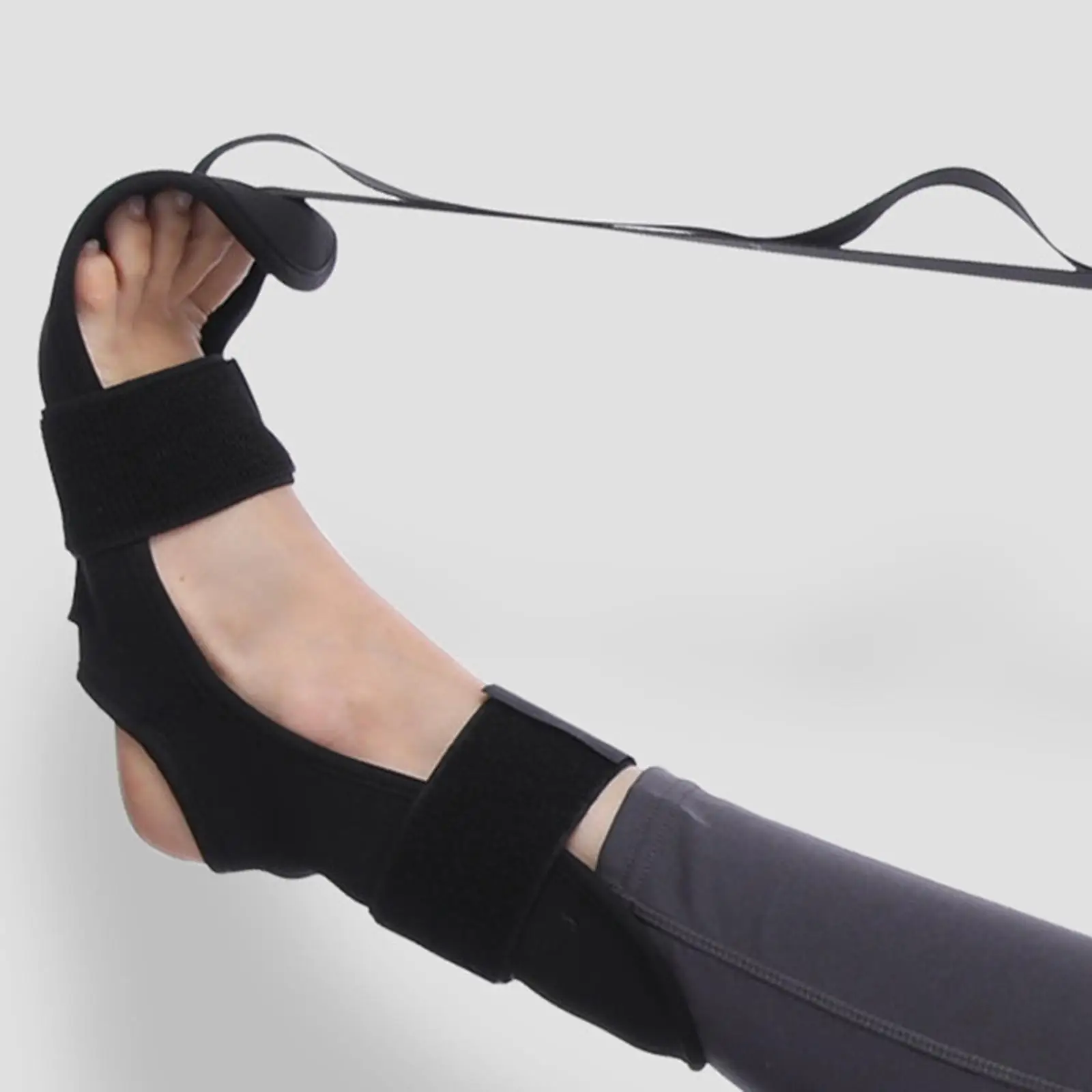 

Растяжитель для стоп при плантарном фасциите, ремень для растяжки связок при проблемах с сухожилиями, пяточными шпорами, бедрами, лодыжками, тазобедренными суставами