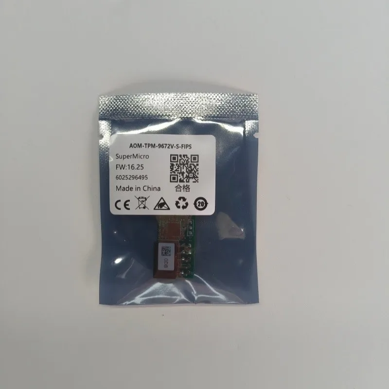 For NEW  AOM-TPM-9672V TPM Module (10 Pin 10-1) TPM 2.0 Trusted Platform